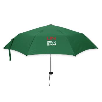 UNBEUGSAM weiß-rot - Regenschirm (klein) - Flaschengrün - Vorne