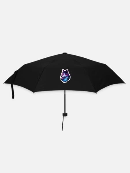 Celestial wolve - Umbrella (small) - black