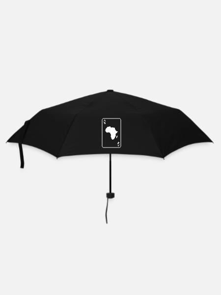 afrika afro afrikanisch ASS black party safari - Regenschirm (klein) - Schwarz