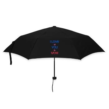 MAMA. MAMA. MUTTERTAG. ALLES GUTE ZUM GEBURTSTAG DER MUTTER - Regenschirm (klein) - Schwarz - Vorne