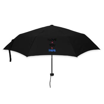 VATERTAG. ALLES GUTE ZUM GEBURTSTAG, PAPA. PAPA. ALLES GUTE ZUM GEBURTSTAG! - Regenschirm (klein) - Schwarz - Vorne