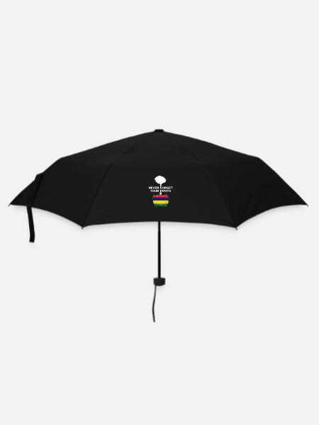 Ile Maurice N’oubliez jamais vos racines - Parapluie standard - noir