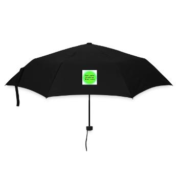 Mum voice - Umbrella (small) - black - Front