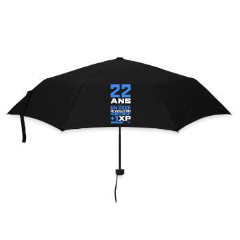22 Ans Humour Geek 22 Ans Anniversaire Gamer - Parapluie standard - noir - Devant
