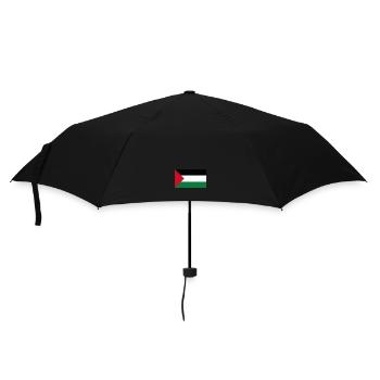 Palästina Fahne - Regenschirm (klein) - Schwarz - Vorne
