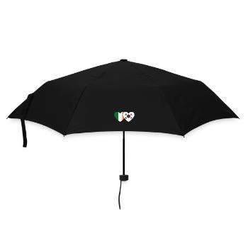 Ireland South Korea Flag Heart - Umbrella (small) - black - Front