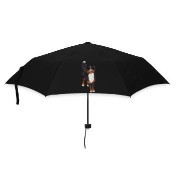 Bouvier Bernois - peinture à l'aquarelle - Parapluie standard - noir - Devant