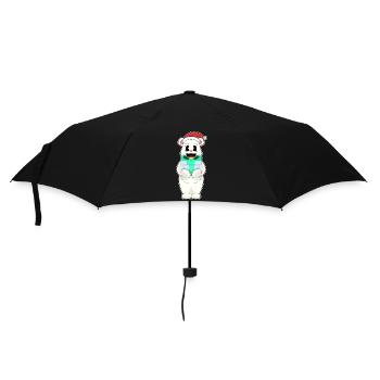 Polar Bear Christmas Package - Umbrella (small) - black - Front