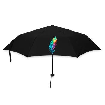 FEATHER - Umbrella (small) - black - Front