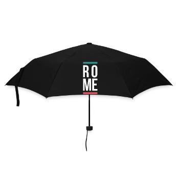 Conception typographique de Rome City Bold - Parapluie standard - noir - Devant