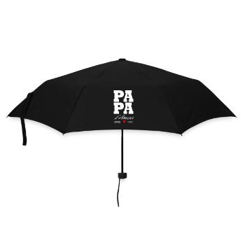 Liebe Papa seit 2022 - Regenschirm (klein) - Schwarz - Vorne