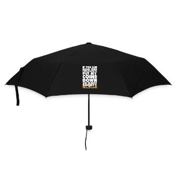Coin collectors collect coins - Umbrella (small) - black - Front