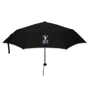 Kita Abschied Erste Klasse Einschulung 2025 - Regenschirm (klein) - Schwarz - Vorne