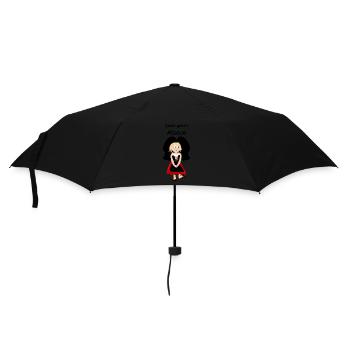 Jetzt gehts Alsacienne - Parapluie standard - noir - Devant
