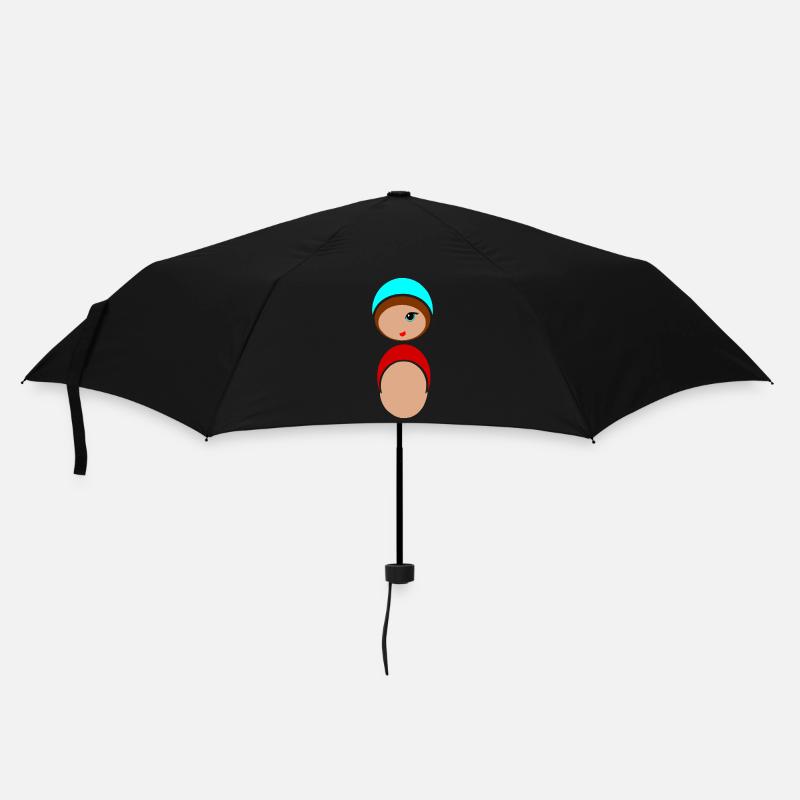 Handgelenk - Regenschirm (klein) - Schwarz