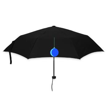 Christmas Ball 1 - Umbrella (small) - black - Front