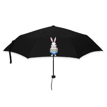 Easter Bunny Easter Watercolor - Umbrella (small) - black - Front