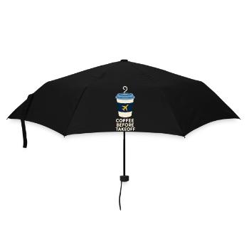 Hôtesse de l’air Personnel navigant commercial Life Aviation - Parapluie standard - noir - Devant
