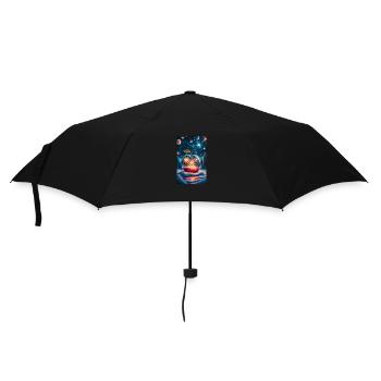Weihnachten - Regenschirm (klein) - Schwarz - Vorne