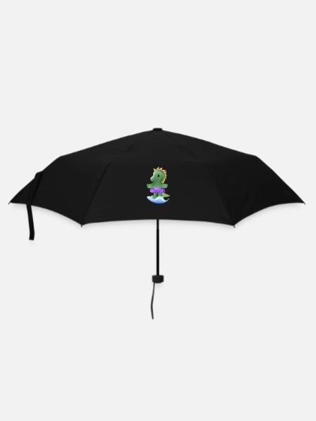Small dinosaur - Umbrella (small) - black
