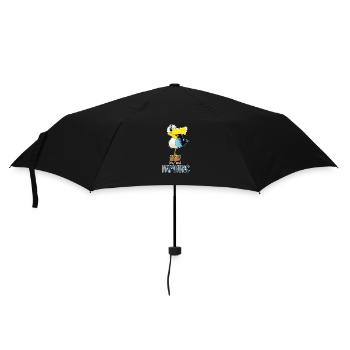 lustige Möwe Hamburg - Regenschirm (klein) - Schwarz - Vorne