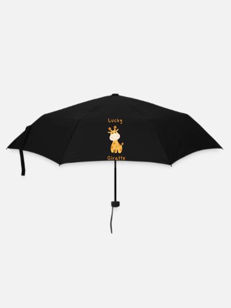 Lucky Giraffe - Umbrella (small) - black