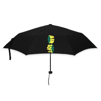 Airsoft Softair Weapon Sport Hobby Player Team - Umbrella (small) - black - Front