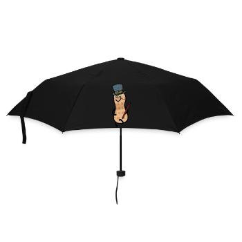 Cylindre d’arachide Monocle M. Sir Nut Gentleman - Parapluie standard - noir - Devant