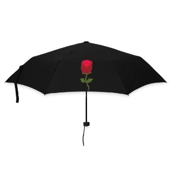 Rose Red - Umbrella (small) - black - Front