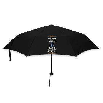 Seamanship Gift for Deckhand Ocean Work - Umbrella (small) - black - Front