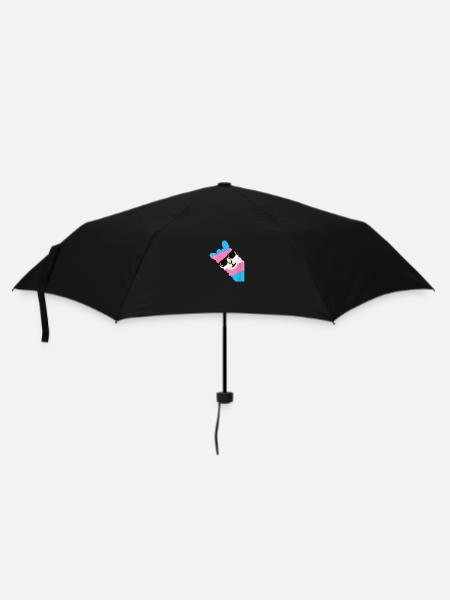 Womens Funny Say Gay Llama Sunglasses - Umbrella (small) - black