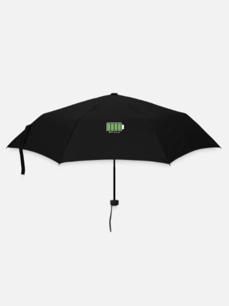 Charged battery - Umbrella (small) - black