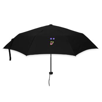 Monster - Regenschirm (klein) - Schwarz - Vorne