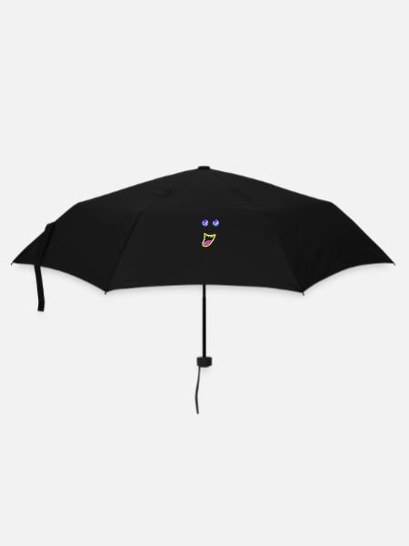 Monster - Regenschirm (klein) - Schwarz