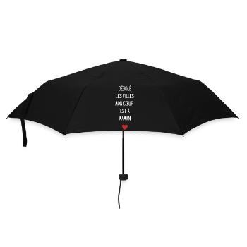 Désolé les filles mon cœur est à maman - Parapluie standard - noir - Devant