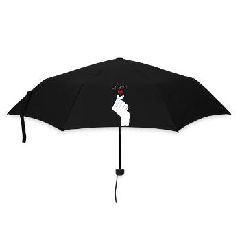 AMOR - Parapluie standard - noir - Devant