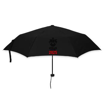 Junggesellenabschied 2025 Jga - Regenschirm (klein) - Schwarz - Vorne