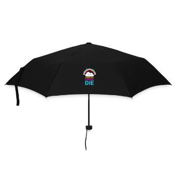 We're all going to die - Umbrella (small) - black - Front