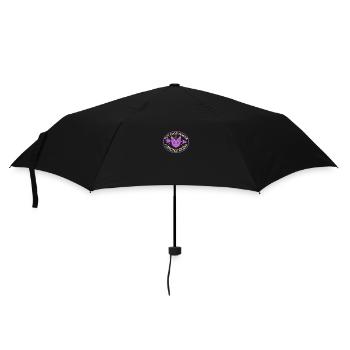 Violet Cat - Regenschirm (klein) - Schwarz - Vorne