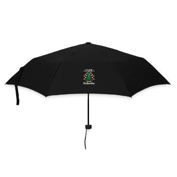 Santa Claus Christmas presents - Umbrella (small) - black - Front