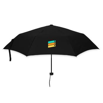 Steckenpferd Hobby Horsing - Regenschirm (klein) - Schwarz - Vorne