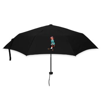 Marcel avec trop de coeurs !! - Parapluie standard - noir - Devant