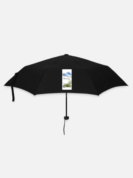 Bonjour, bonne journée - Parapluie standard - noir