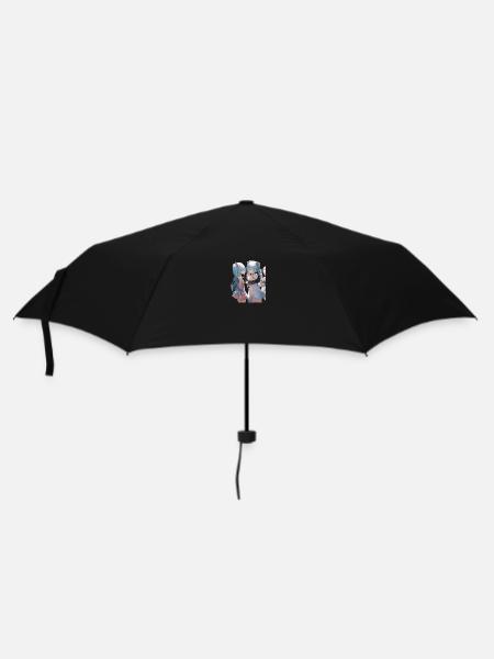Beautiful Anime Woman - Umbrella (small) - black