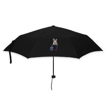 Business Rabbit - Regenschirm (klein) - Schwarz - Vorne