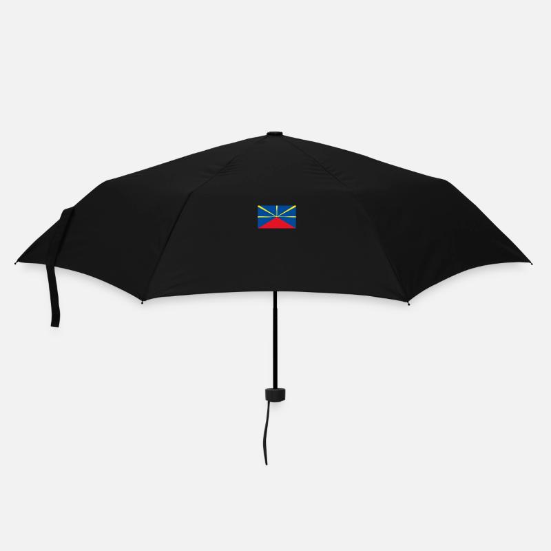 974 Ker Kreol - Drapeau MAHAVELI - Parapluie standard - noir