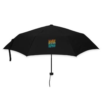I wanted to stop being mean - Umbrella (small) - black - Front