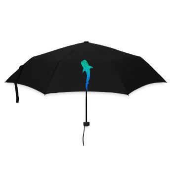 Whale Sharks Colorful Kids Men's Boys Whale Shark - Umbrella (small) - black - Front