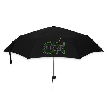 Stream on Live Streamer Gamer - Umbrella (small) - black - Front