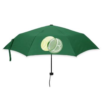 The Green Dot - Regenschirm (klein) - Flaschengrün - Vorne